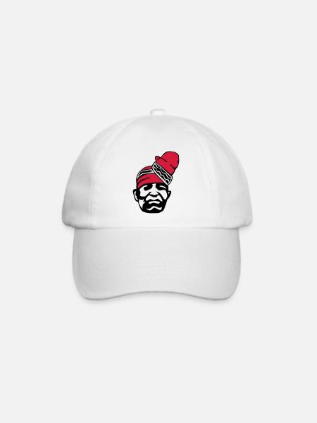 Alifuru Gesicht - Baseballkappe - Weiß/Weiß