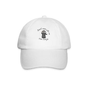 Girl s I ma Ninja Tee - Baseballkappe - Weiß/Weiß - Vorne