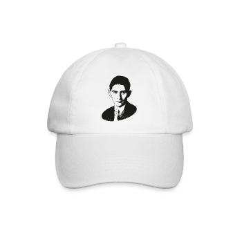 Franz Kafka | Literatur-Weltmeister Herr K. - Baseballkappe - Weiß/Weiß - Vorne