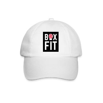 Boxen - Baseballkappe - Weiß/Weiß - Vorne