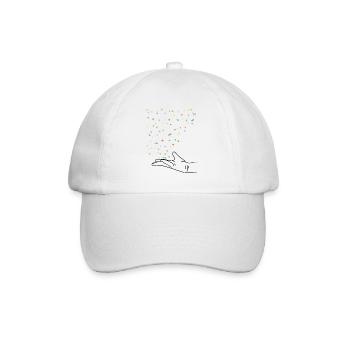 Konfetti - Baseballkappe - Weiß/Weiß - Vorne
