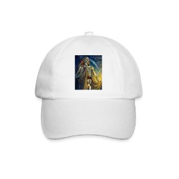 Santa Muerte - Baseballkappe - Weiß/Weiß - Vorne