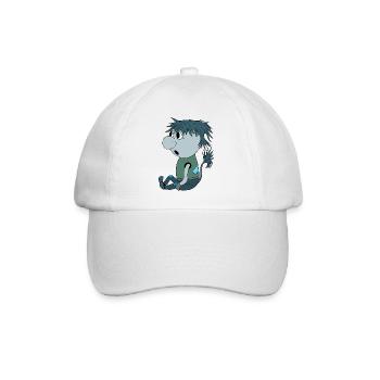 Blue Troll - Baseballkappe - Weiß/Weiß - Vorne