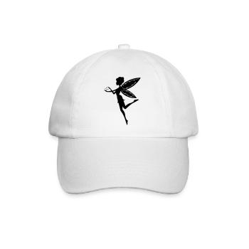 elfe - Baseballkappe - Weiß/Weiß - Vorne