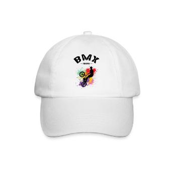 BMX - Baseballkappe - Weiß/Weiß - Vorne