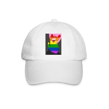 Lgbtq Lesbian - Baseballkappe - Weiß/Weiß - Vorne