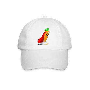 Möhre - Baseballkappe - Weiß/Weiß - Vorne