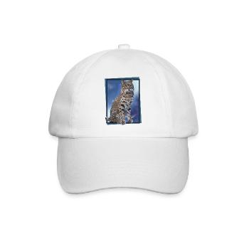 Luchs - Baseballkappe - Weiß/Weiß - Vorne