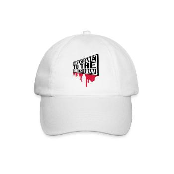 Blut Welcome Shitshow - Baseballkappe - Weiß/Weiß - Vorne