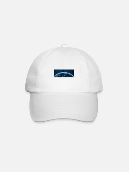 Rennen durch Erde - Baseballkappe - Weiß/Weiß