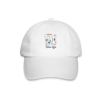 Pablo style - Baseballkappe - Weiß/Weiß - Vorne