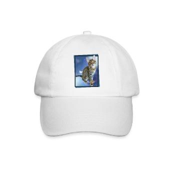 Tabby - Baseballkappe - Weiß/Weiß - Vorne