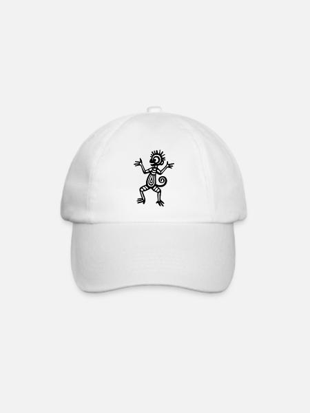 Inka Kultur - Baseballkappe - Weiß/Weiß