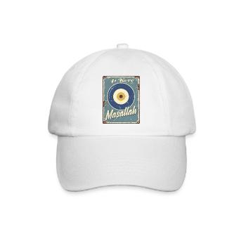 Nazar - Baseballkappe - Weiß/Weiß - Vorne