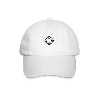 Mondphasen - Baseballkappe - Weiß/Weiß - Vorne
