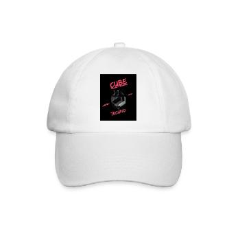 Cube ´´Pink´´ - Baseballkappe - Weiß/Weiß - Vorne