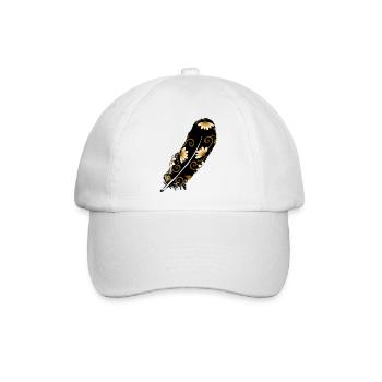 Feder - Baseballkappe - Weiß/Weiß - Vorne