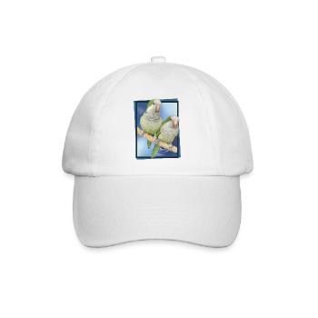 Argentinischer Sittich - Baseballkappe - Weiß/Weiß - Vorne