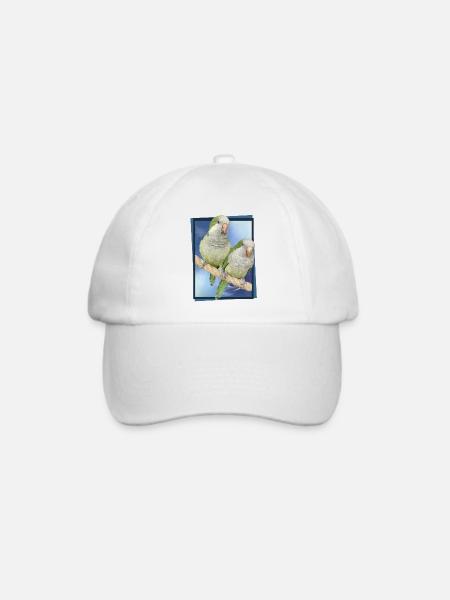 Argentinischer Sittich - Baseballkappe - Weiß/Weiß
