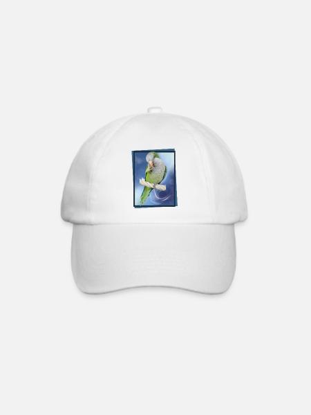Argentinischer Sittich - Baseballkappe - Weiß/Weiß