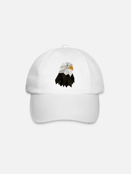 Adler geometrisch - Baseballkappe - Weiß/Weiß