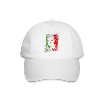 Italien Italienisch Rom Europa Italien Italien Mailand - Baseballkappe - Weiß/Weiß - Vorne