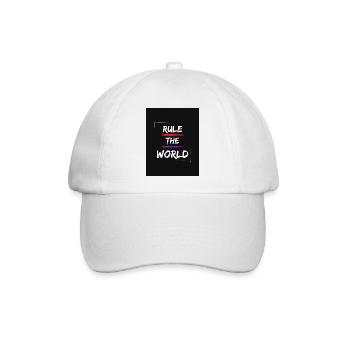Regel die Welt - Baseballkappe - Weiß/Weiß - Vorne
