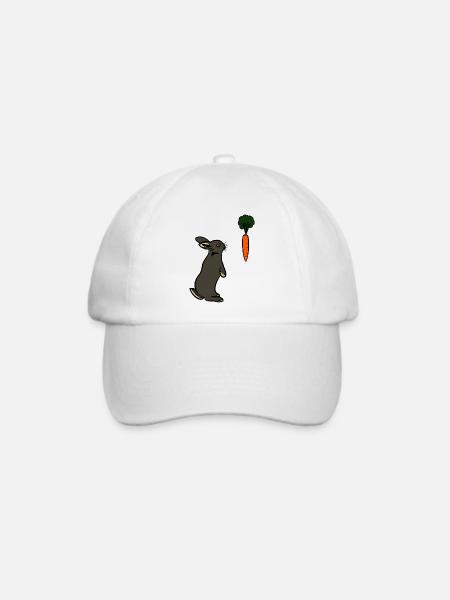 Bunnytised - Baseballkappe - Weiß/Weiß