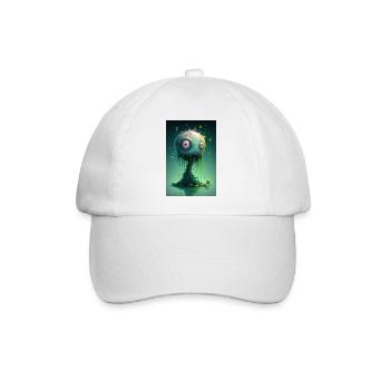 Zombie Frozen - Baseballkappe - Weiß/Weiß - Vorne