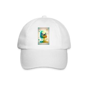 Zombie Die Eiskönigin - Baseballkappe - Weiß/Weiß - Vorne