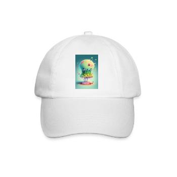 Zombie Frozen - Baseballkappe - Weiß/Weiß - Vorne
