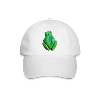 Ich bin ein Frosch, Madame - Baseballkappe - Weiß/Weiß - Vorne