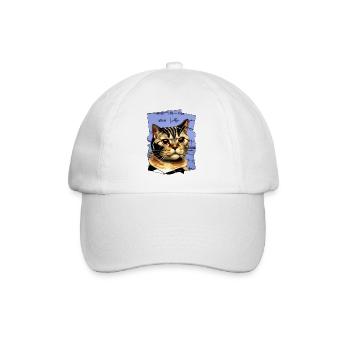 Katzenaugen - Baseballkappe - Weiß/Weiß - Vorne