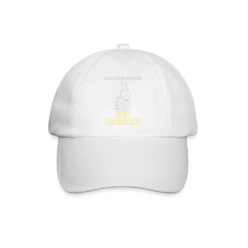 Cooler Motiv für mogenmuffel - Baseballkappe - Weiß/Weiß - Vorne