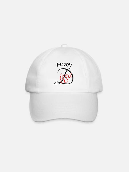 Moin Digga - Baseballkappe - Weiß/Weiß