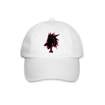 Cyber-Punk - Baseballkappe - Weiß/Weiß - Vorne