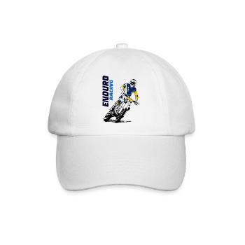Enduro Offroad - Baseballkappe - Weiß/Weiß - Vorne