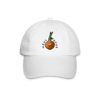 Heulsuse Zwiebel - Baseballkappe - Weiß/Weiß - Vorne