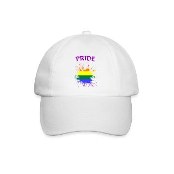 Pride - Baseballkappe - Weiß/Weiß - Vorne
