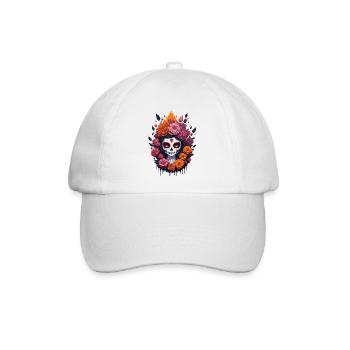 La Catrina 8 - Baseballkappe - Weiß/Weiß - Vorne