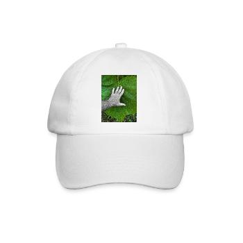Die Hand am Leben - Baseballkappe - Weiß/Weiß - Vorne