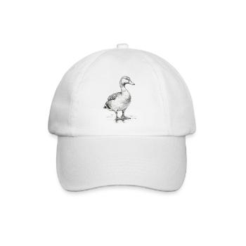 Ente - Baseballkappe - Weiß/Weiß - Vorne