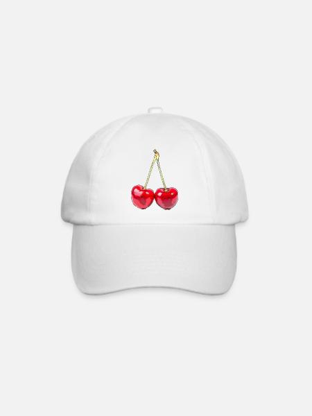 Cherry - Baseballkappe - Weiß/Weiß
