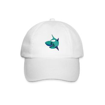 Hai - Baseballkappe - Weiß/Weiß - Vorne