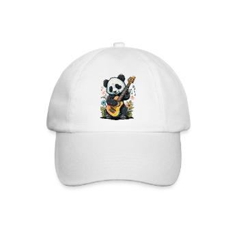 Rockin Panda - Baseballkappe - Weiß/Weiß - Vorne