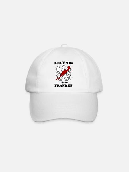 Die Helden aus Franken - Baseballkappe - Weiß/Weiß