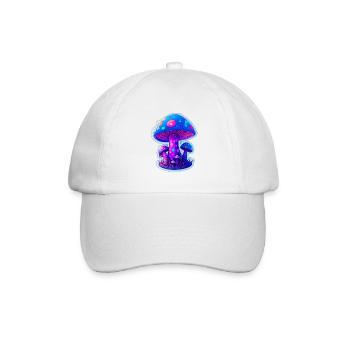magic mooshroom - Baseballkappe - Weiß/Weiß - Vorne