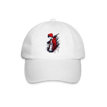 Junge Street Style - Baseballkappe - Weiß/Weiß - Vorne