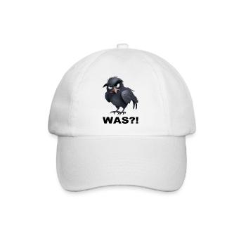 Raben Design Was?! - Baseballkappe - Weiß/Weiß - Vorne
