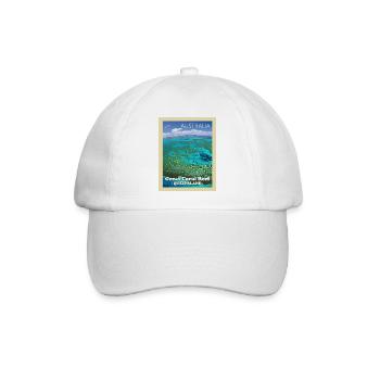 Great Barrier Reef - Baseballkappe - Weiß/Weiß - Vorne